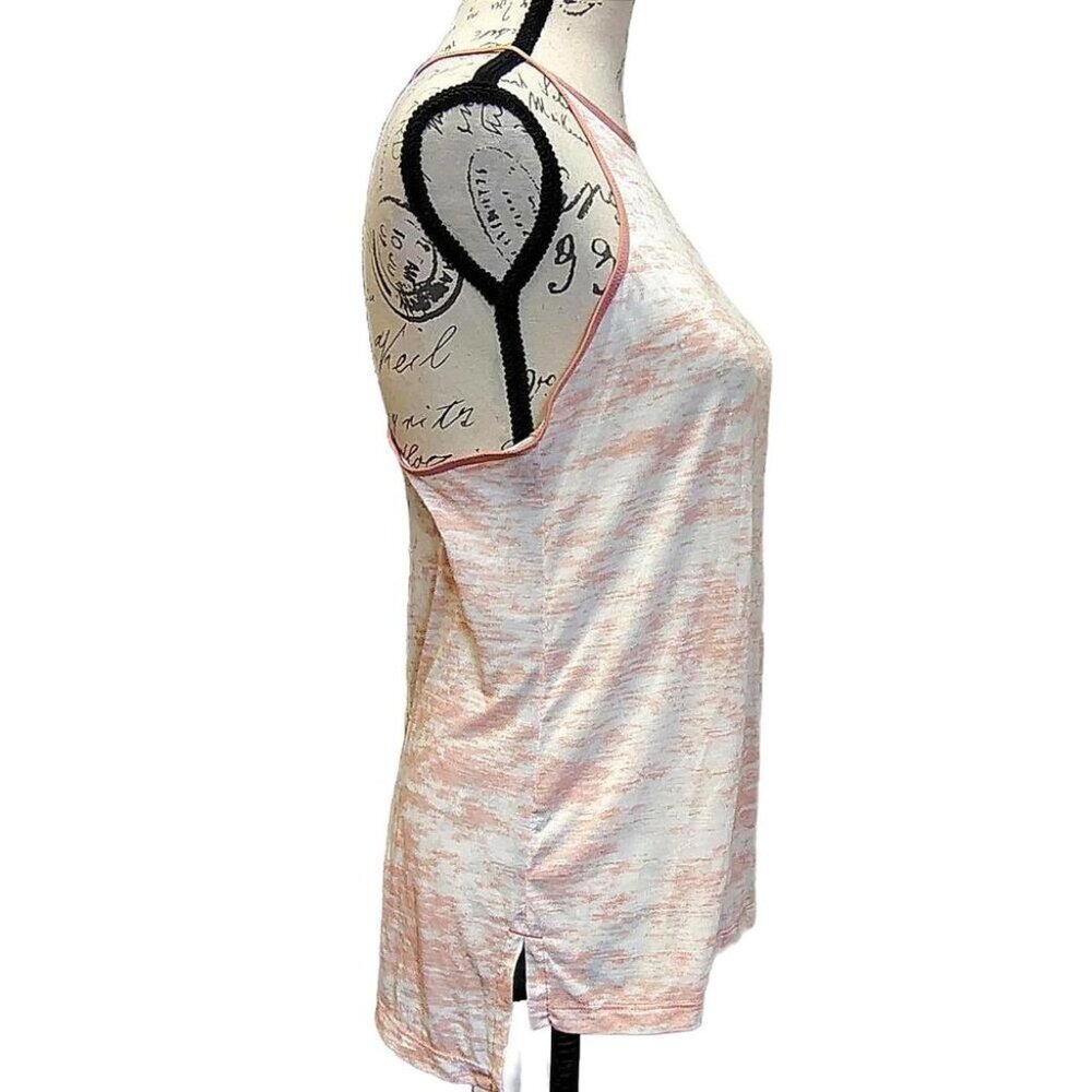 Nike Breath DRI-FIT Womens Athletic Tank Top XS Racerback Peach Pink Gym Workout - Picture 4 of 9